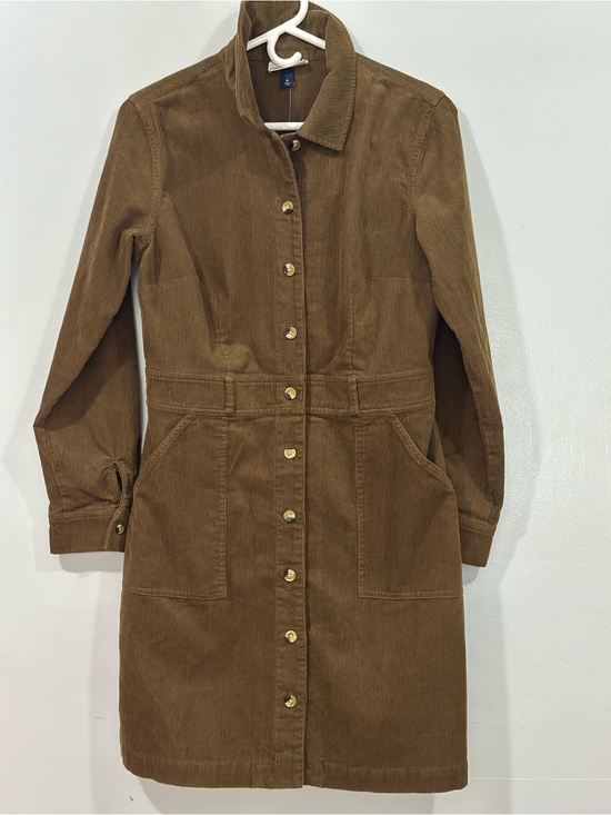 Universal Thread Dresses & Skirts - Universal Thread Olive Brown Corduroy Shirtdress